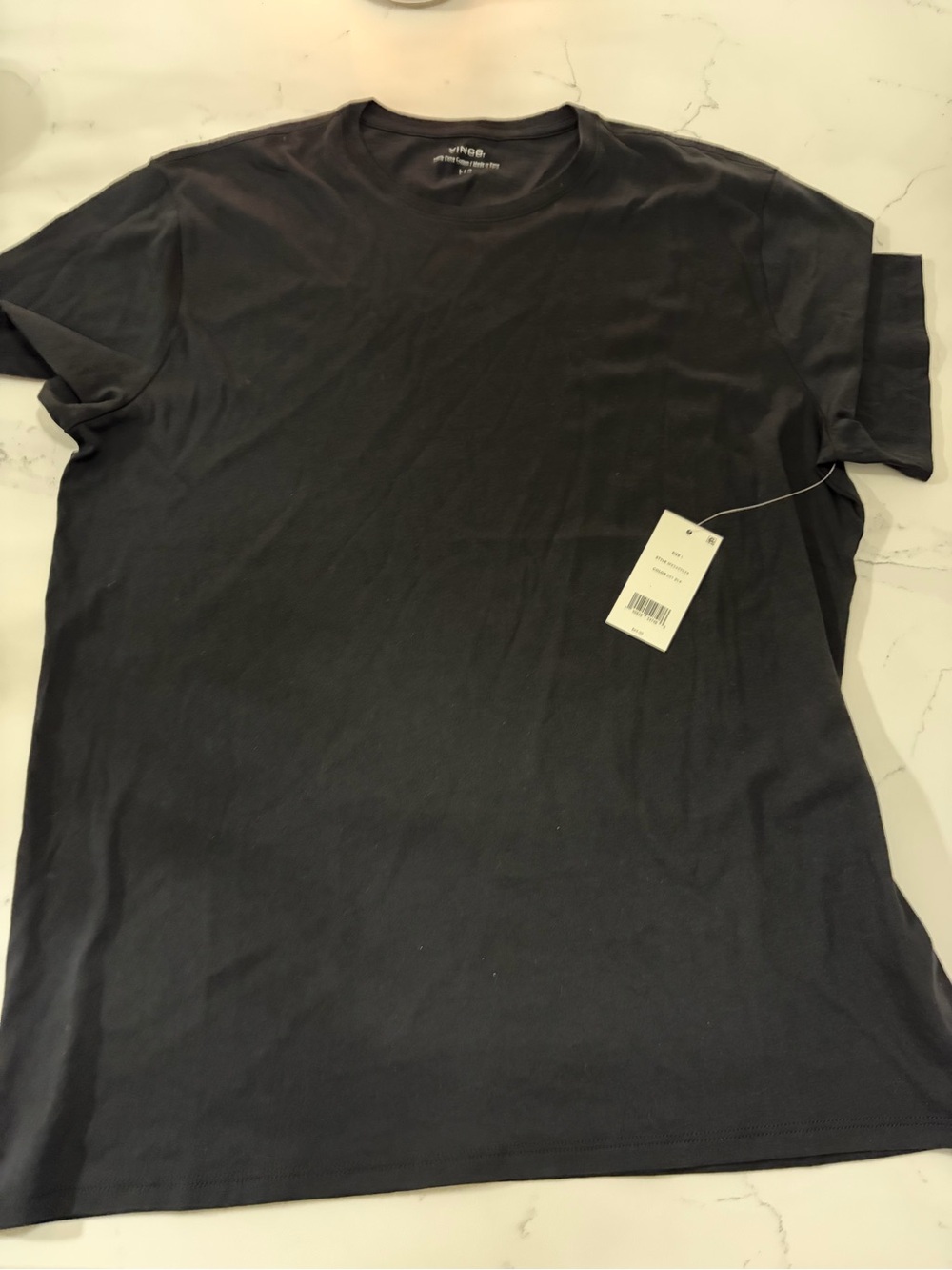 Vince Men's Black Short Sleeve Crew Tee
